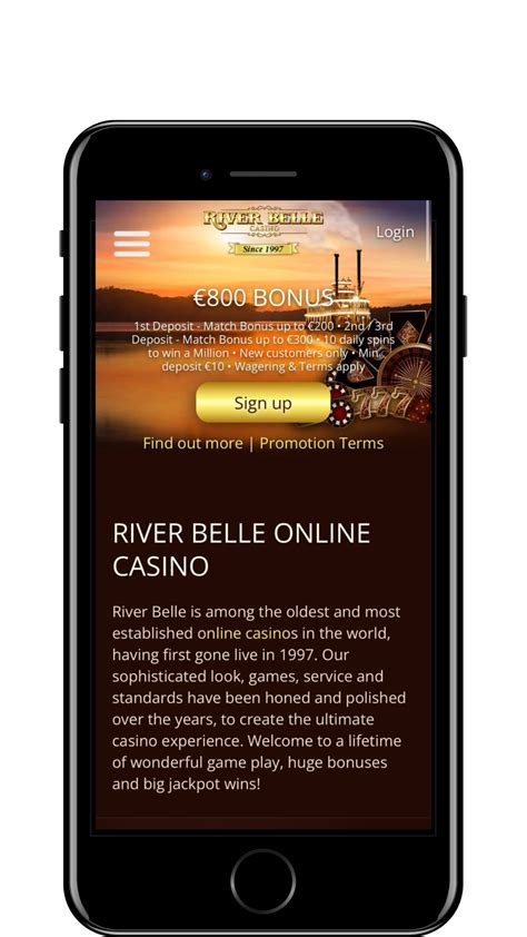 riverbelle login|River Belle Casino Review (2024) .